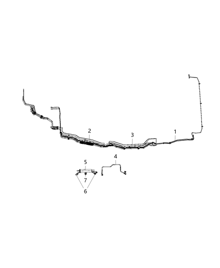 2020 Chrysler Pacifica Fuel Lines/Tubes And Related Parts Diagram 2