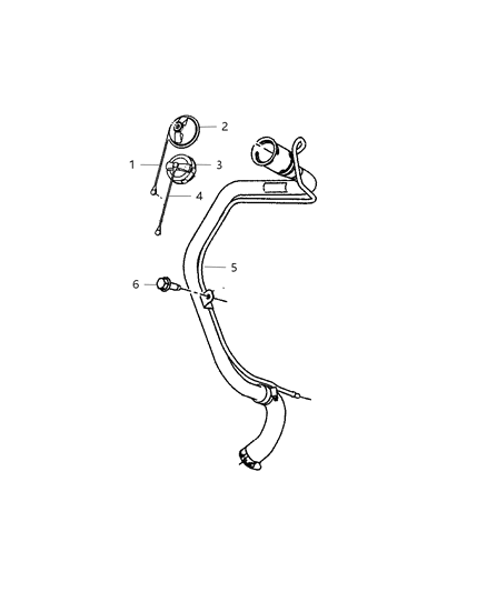 2010 Dodge Caliber Fuel Filler Tube Diagram