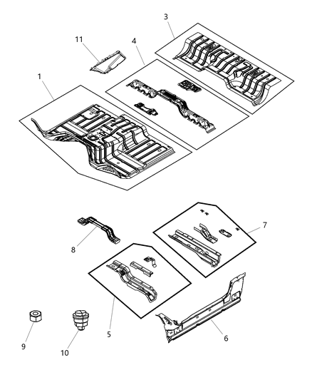 2017 Ram 4500 Floor Pan Diagram 2