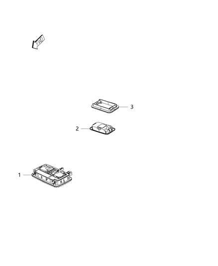 2019 Ram ProMaster City Lamps, Interior Diagram