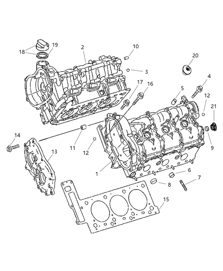 2008 Dodge Sprinter 3500 Plug-Expansion Diagram for 68051280AA