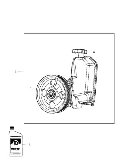 2009 Dodge Nitro Power Steering Pump Diagram