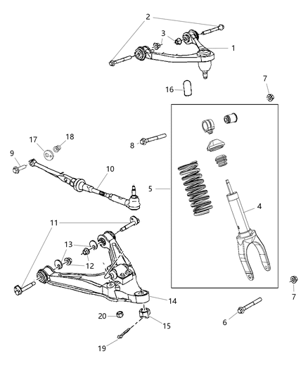 2015 Dodge Viper Suspension - Rear Diagram 2