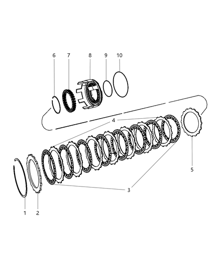 2009 Dodge Ram 5500 Plate-Clutch Separator Diagram for 68019848AA