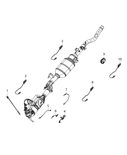 2021 Jeep Wrangler Oxygen Sensors Diagram 5