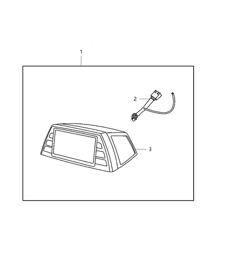 2006 Jeep Commander Gps Kit-Vehicle Diagram for 82209521
