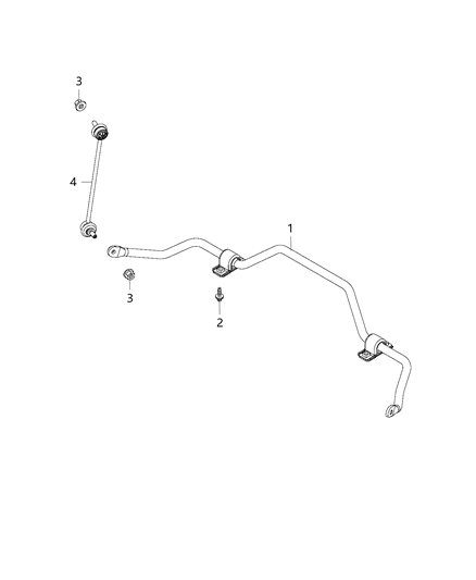 2017 Jeep Renegade Front Stabilizer Bar Diagram