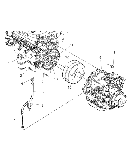 2006 Chrysler Pacifica Transaxle Mounting Diagram