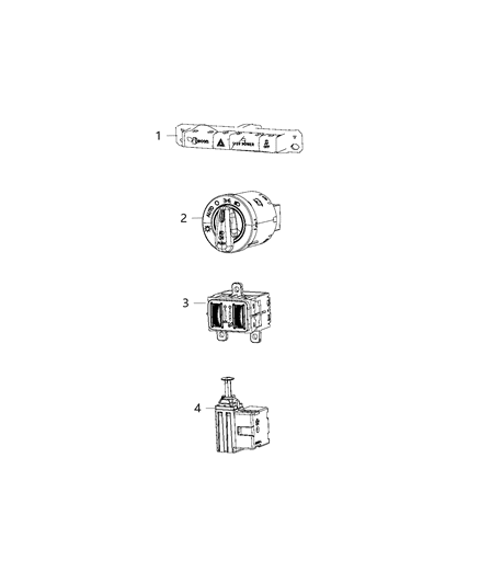 2020 Dodge Grand Caravan Modules, Lighting Diagram