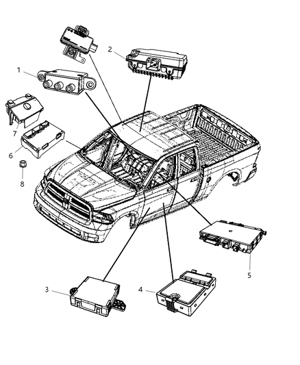 2011 Ram 3500 Modules Diagram