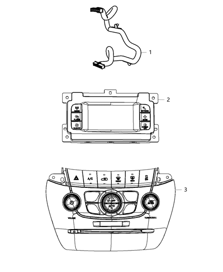 2017 Dodge Journey Center Stack Diagram
