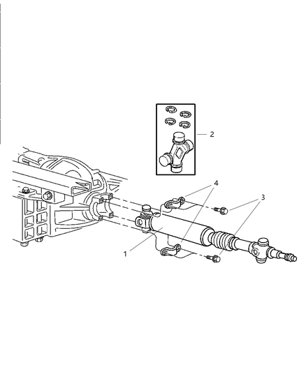 2002 Dodge Viper Shaft - Rear Axle Diagram