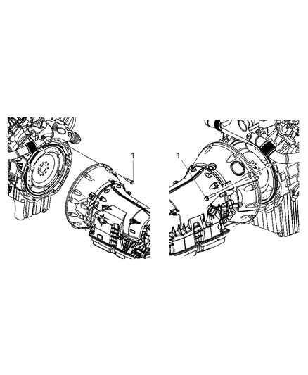 2008 Chrysler Crossfire Mounting Bolts Diagram