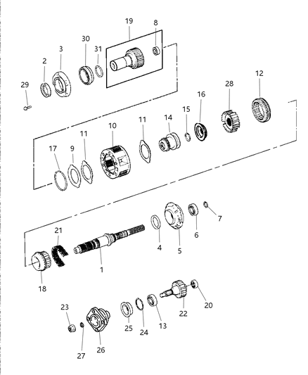 2002 Dodge Durango Gear Train Diagram 2