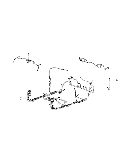 2020 Jeep Wrangler Wiring-Body Diagram for 68441280AB