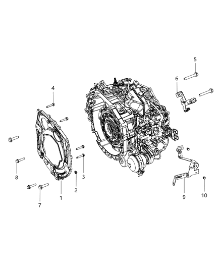 2012 Dodge Dart Mounting Bolts Diagram 2