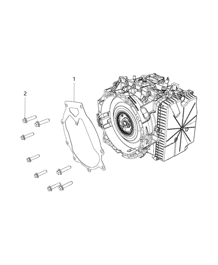 2009 Dodge Journey Mounting Bolts Diagram 2