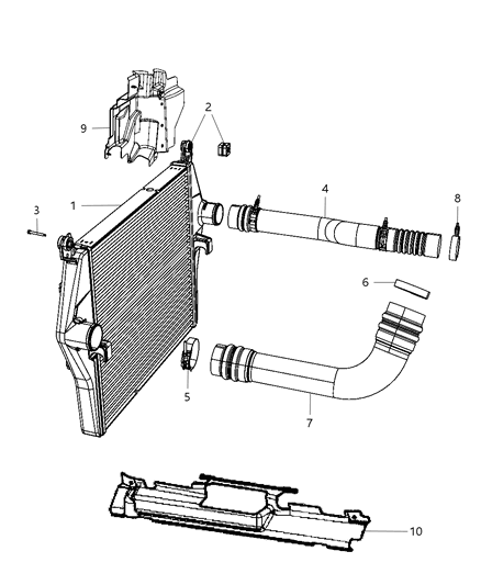 2010 Dodge Ram 2500 Charge Air Cooler Diagram