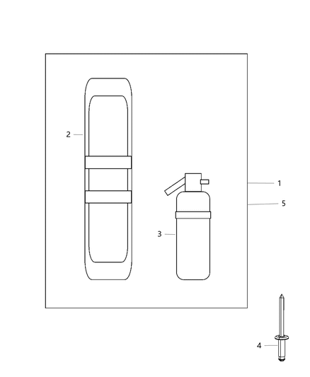 2013 Ram 3500 Emergency Kit Diagram