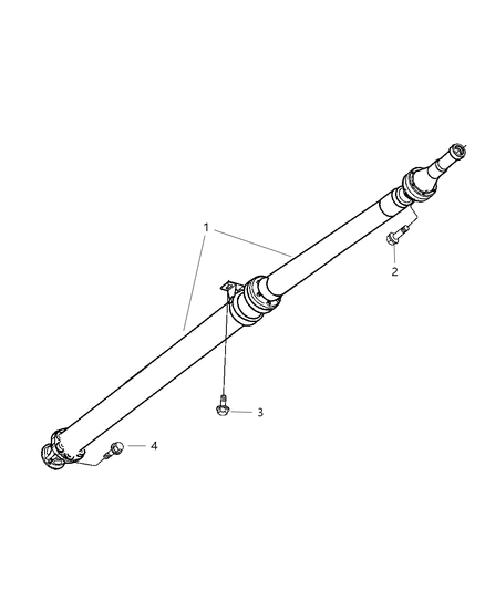 2001 Dodge Grand Caravan Propeller Shaft Diagram