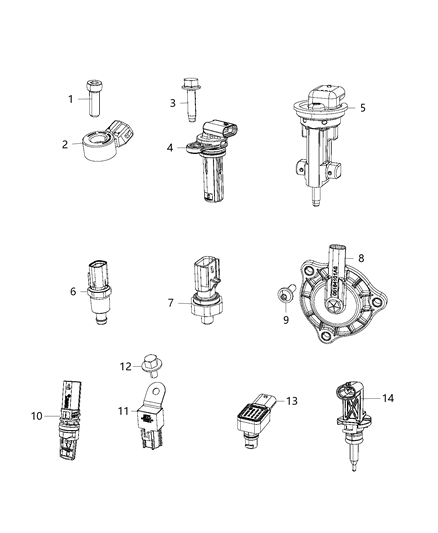 2021 Ram 1500 Sensors, Engine Diagram 1