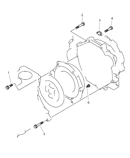 2003 Dodge Stratus Transaxle Mounting Diagram 2