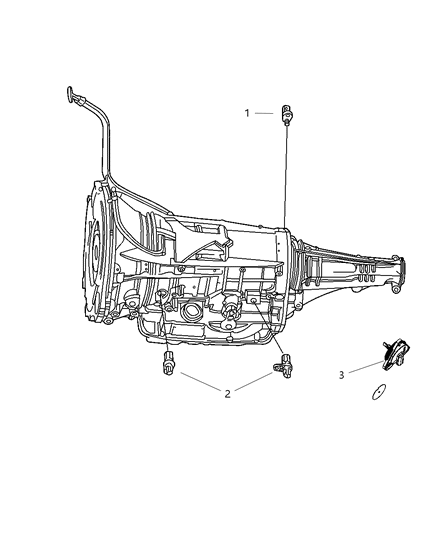 2011 Jeep Grand Cherokee Sensors - Drivetrain Diagram