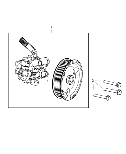 2014 Jeep Grand Cherokee Power Steering Pump Diagram 3