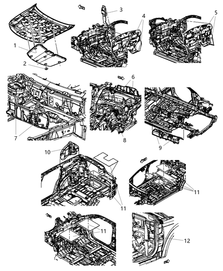 2010 Dodge Journey Silencers Diagram