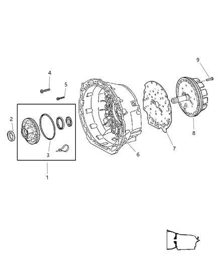 2006 Dodge Sprinter 3500 Housing - Converter & Pump, Oil Diagram