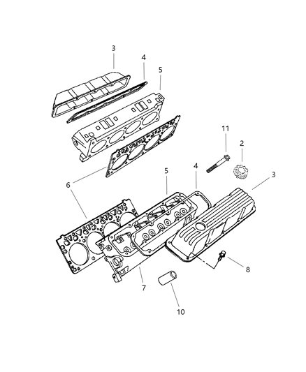 2002 Dodge Ram 1500 Cylinder Head Diagram 3