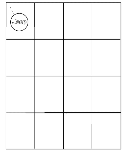 2008 Jeep Liberty Wheel Cap Diagram