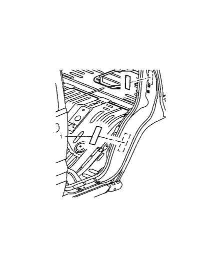 2010 Dodge Nitro C-Pillar Diagram