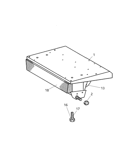 2004 Dodge Sprinter 2500 Condenser, Fan Roof Diagram