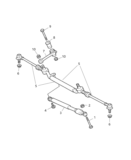 2007 Chrysler Crossfire Steering Linkage Diagram