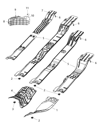 2016 Ram 2500 Exhaust Heat Shield Diagram