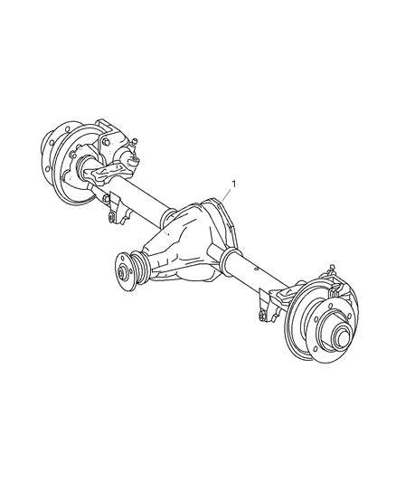 2008 Dodge Sprinter 2500 Rear Axle Assembly Diagram