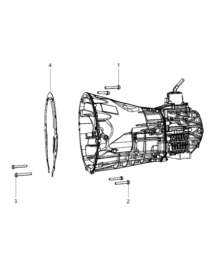 2008 Dodge Nitro Mounting Bolts Diagram