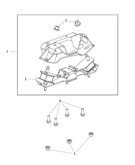 2019 Ram 3500 Mounting Support Diagram 6