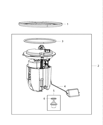 2013 Dodge Avenger Fuel Pump Module Diagram