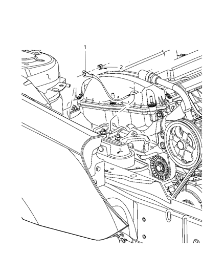 2012 Dodge Avenger Ground Straps Diagram