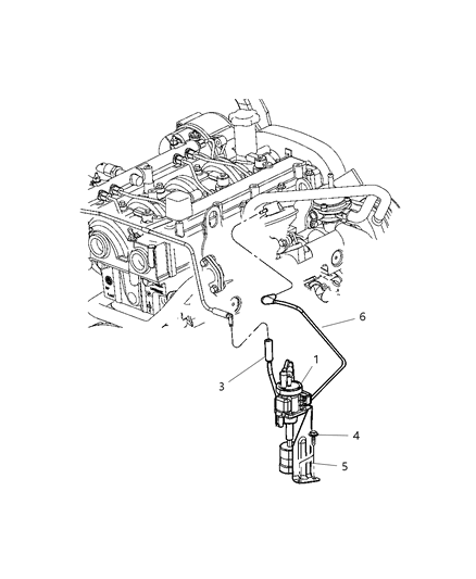 2004 Jeep Liberty Emission Vacuum Harness Diagram 2