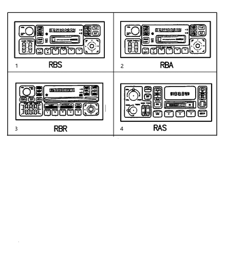 2000 Chrysler Cirrus Radio-AM/FM Cassette With Cd Cont Diagram for 4704377AD