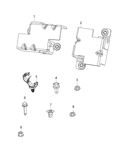 2021 Jeep Gladiator Sensors, Engine Diagram 1