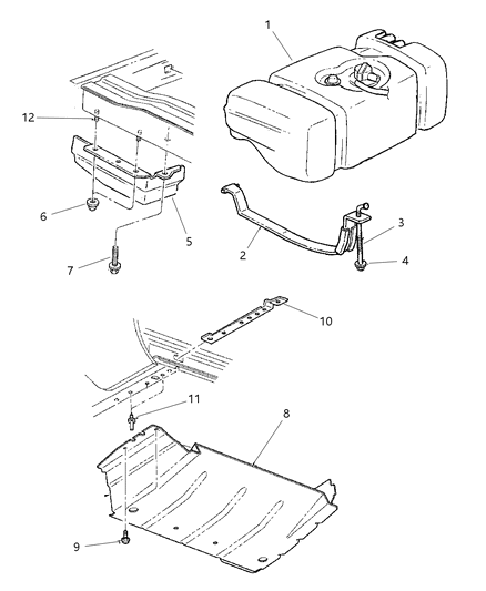 1997 Jeep Cherokee Fuel Tank Diagram