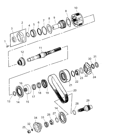 2001 Jeep Grand Cherokee Gear Train Diagram 2