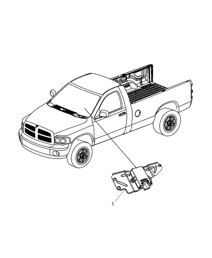 2010 Dodge Ram 1500 Sensor-Dynamics Diagram for 56029341AD