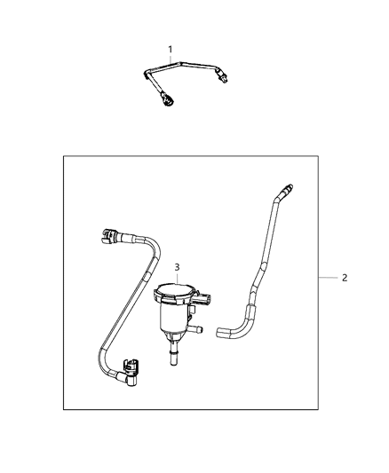 2014 Jeep Patriot Emission Control Vacuum Harness Diagram