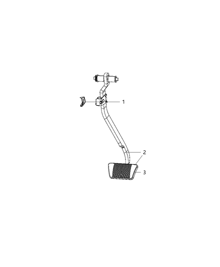 2008 Dodge Nitro Pedal, Brake Diagram