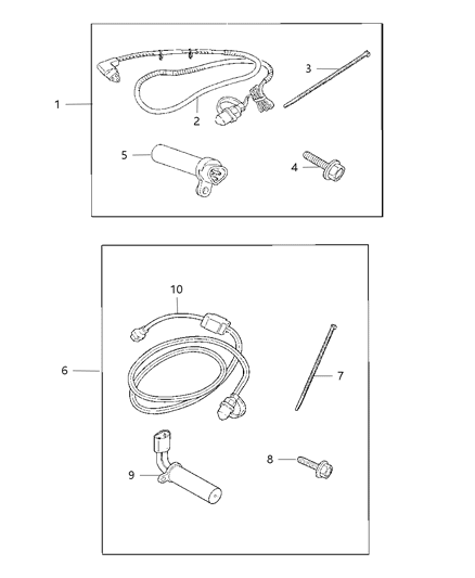 2008 Chrysler 300 Heater Kit - Engine Block Diagram